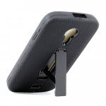 Wholesale BLU Studio 5.0 Armor Hybrid Case with Stand (Black Black)
